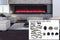 Amantii Panorama 88-inch Built-in Tall & Deep Indoor/Outdoor Linear Electric Fireplace Amantii
