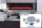 Amantii Panorama 88-inch Built-in Tall & Deep Indoor/Outdoor Linear Electric Fireplace Amantii