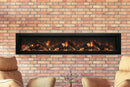 Amantii Panorama 88-inch Deep Built-in Indoor/Outdoor Linear Electric Fireplace Amantii