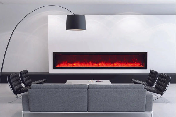 Amantii Panorama 88-inch Slim Built-in Indoor/Outdoor Linear Electric Fireplace Amantii
