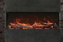 Amantii Panorama Tru View 40-inch 3-Sided View Built In Indoor/Outdoor Electric Fireplace Amantii