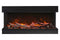 Amantii Panorama Tru View 40-inch 3-Sided View Built In Indoor/Outdoor Electric Fireplace Amantii