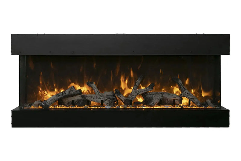 Amantii Panorama Tru View 40-inch 3-Sided View Built In Indoor/Outdoor Electric Fireplace Amantii