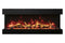 Amantii Panorama Tru View 40-inch 3-Sided View Built In Indoor/Outdoor Electric Fireplace Amantii