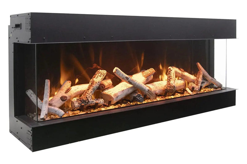 Amantii Panorama Tru View 50-inch 3-Sided View Built In Indoor/Outdoor Electric Fireplace Amantii
