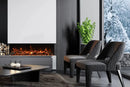 Amantii Panorama Tru View 50-inch 3-Sided View Built In Indoor/Outdoor Electric Fireplace Amantii
