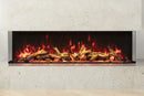 Amantii Panorama Tru View 60-inch 3-Sided View Built In Indoor/Outdoor Electric Fireplace Amantii