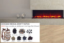 Amantii Panorama Tru View 60-inch 3-Sided View Built In Indoor/Outdoor Electric Fireplace Amantii