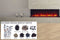 Amantii Panorama Tru View 60-inch 3-Sided View Built In Indoor/Outdoor Electric Fireplace Amantii