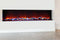 Amantii Panorama Tru View 72-inch 3-Sided View Built In Indoor/Outdoor Electric Fireplace Amantii