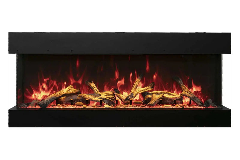 Amantii Panorama Tru View 72-inch 3-Sided View Built In Indoor/Outdoor Electric Fireplace Amantii