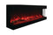 Amantii Panorama Tru View 72-inch 3-Sided View Built In Indoor/Outdoor Electric Fireplace Amantii