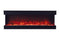 Amantii Panorama Tru View 72-inch 3-Sided View Built In Indoor/Outdoor Electric Fireplace Amantii