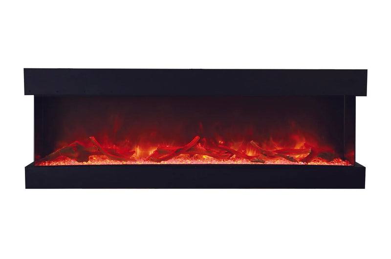 Amantii Panorama Tru View 72-inch 3-Sided View Built In Indoor/Outdoor Electric Fireplace Amantii