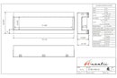 Amantii Panorama Tru View 72-inch 3-Sided View Built In Indoor/Outdoor Electric Fireplace Amantii