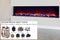 Amantii Panorama Tru View 72-inch 3-Sided View Built In Indoor/Outdoor Electric Fireplace Amantii