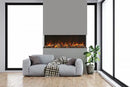 Amantii Panorama Tru View Extra Tall & Deep 40-inch 3-Sided Built In Indoor/Outdoor Electric Fireplace Amantii