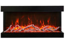 Amantii Panorama Tru View Extra Tall & Deep 40-inch 3-Sided Built In Indoor/Outdoor Electric Fireplace Amantii