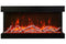 Amantii Panorama Tru View Extra Tall & Deep 40-inch 3-Sided Built In Indoor/Outdoor Electric Fireplace Amantii