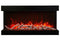 Amantii Panorama Tru View Extra Tall & Deep 40-inch 3-Sided Built In Indoor/Outdoor Electric Fireplace Amantii