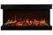 Amantii Panorama Tru View Extra Tall & Deep 40-inch 3-Sided Built In Indoor/Outdoor Electric Fireplace Amantii