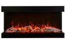 Amantii Panorama Tru View Extra Tall & Deep 50-inch 3-Sided Built In Indoor/Outdoor Electric Fireplace Amantii