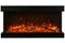 Amantii Panorama Tru View Extra Tall & Deep 50-inch 3-Sided Built In Indoor/Outdoor Electric Fireplace Amantii