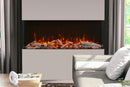 Amantii Panorama Tru View Extra Tall & Deep 60-inch 3-Sided Built In Indoor/Outdoor Electric Fireplace Amantii