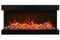 Amantii Panorama Tru View Extra Tall & Deep 60-inch 3-Sided Built In Indoor/Outdoor Electric Fireplace Amantii