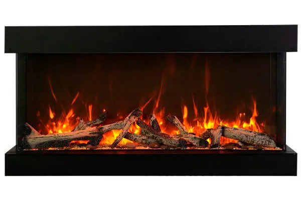 Amantii Panorama Tru View Extra Tall & Deep 60-inch 3-Sided Built In Indoor/Outdoor Electric Fireplace Amantii