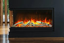Amantii Panorama Tru View Slim 30-inch 3-Sided Built In Indoor/Outdoor Electric Fireplace Amantii