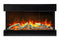 Amantii Panorama Tru View Slim 40-inch 3-Sided Built In Indoor/Outdoor Electric Fireplace Amantii