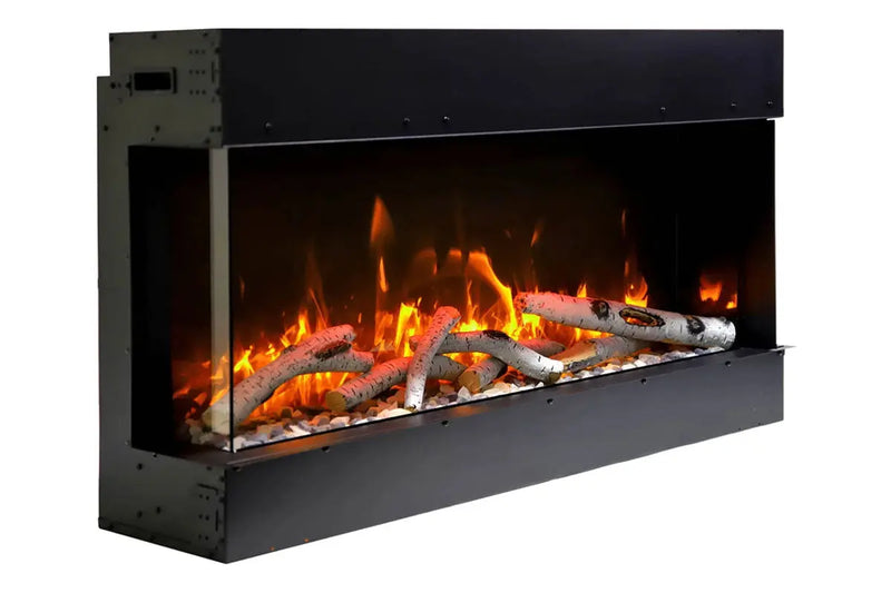 Amantii Panorama Tru View Slim 40-inch 3-Sided Built In Indoor/Outdoor Electric Fireplace Amantii