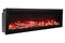 Amantii Symmetry 100'' Recessed Linear Indoor/Outdoor Electric Fireplace Amantii