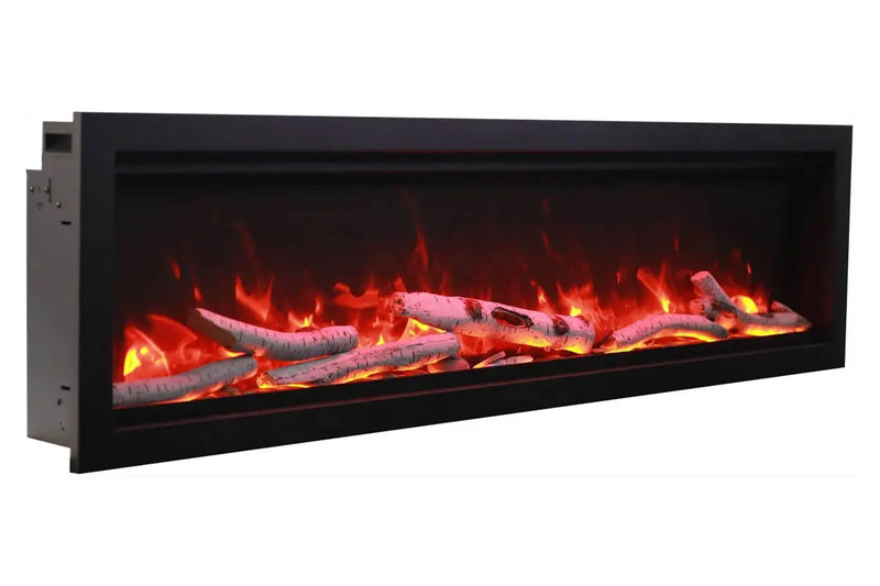 Amantii Symmetry 100'' Recessed Linear Indoor/Outdoor Electric Fireplace Amantii