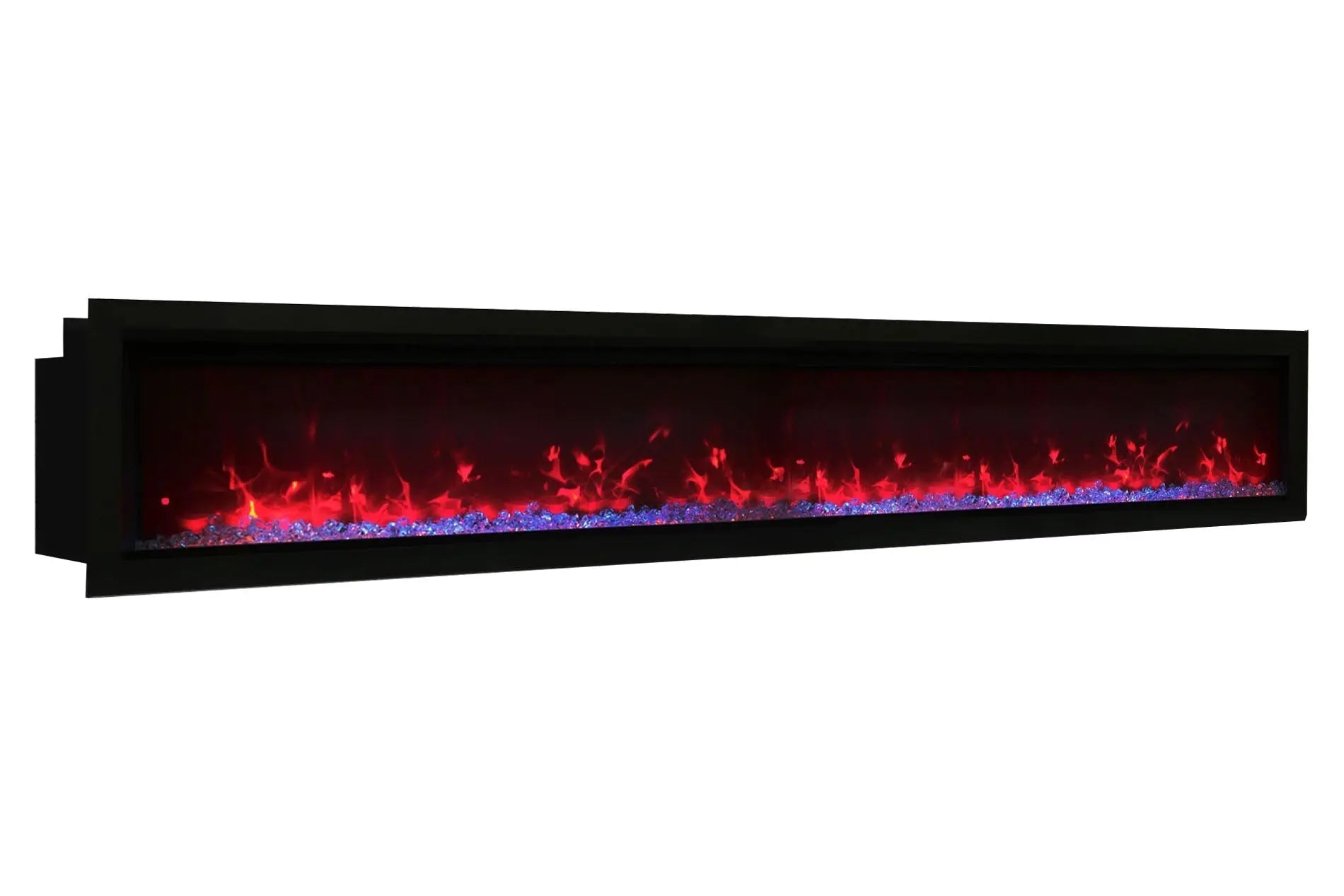Amantii Symmetry 100'' Recessed Linear Indoor/Outdoor Electric Fireplace Amantii