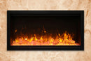 Amantii Symmetry 34'' Extra Tall & Deep Recessed Linear Indoor/Outdoor Electric Fireplace Amantii
