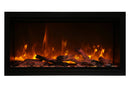 Amantii Symmetry 34'' Extra Tall & Deep Recessed Linear Indoor/Outdoor Electric Fireplace Amantii