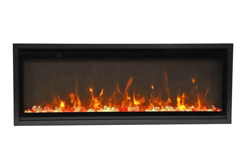 Amantii Symmetry 42'' Extra Slim Smart Wall Mount / Recessed Electric Fireplace Amantii