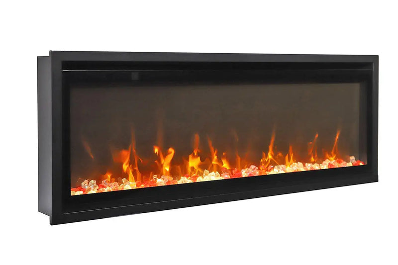 Amantii Symmetry 42'' Extra Slim Smart Wall Mount / Recessed Electric Fireplace Amantii