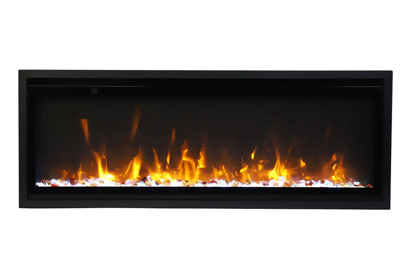 Amantii Symmetry 42'' Extra Slim Smart Wall Mount / Recessed Electric Fireplace Amantii