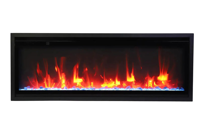 Amantii Symmetry 42'' Extra Slim Smart Wall Mount / Recessed Electric Fireplace Amantii