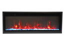 Amantii Symmetry 42'' Extra Slim Smart Wall Mount / Recessed Electric Fireplace Amantii