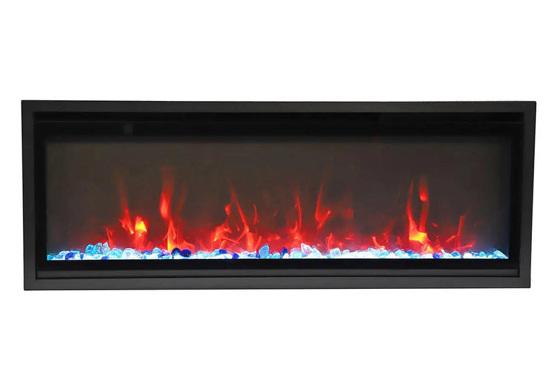 Amantii Symmetry 42'' Extra Slim Smart Wall Mount / Recessed Electric Fireplace Amantii