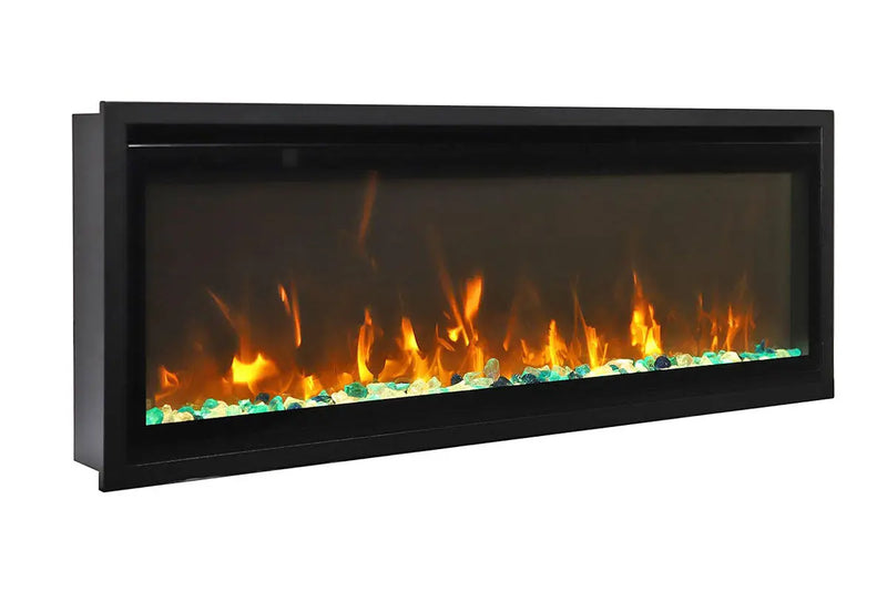 Amantii Symmetry 42'' Extra Slim Smart Wall Mount / Recessed Electric Fireplace Amantii