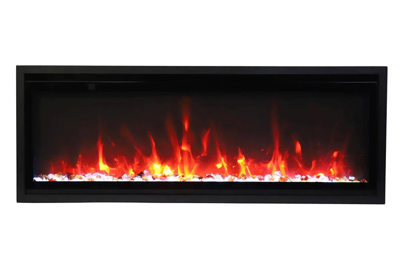 Amantii Symmetry 42'' Extra Slim Smart Wall Mount / Recessed Electric Fireplace Amantii