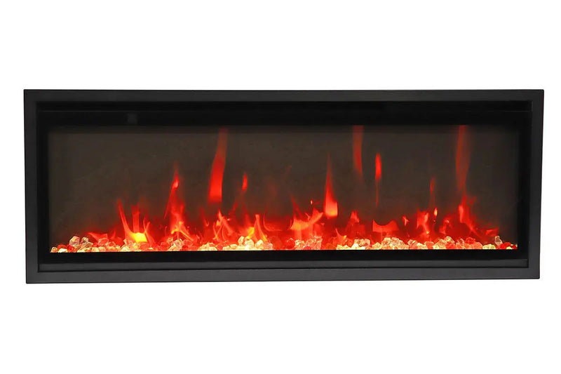 Amantii Symmetry 42'' Extra Slim Smart Wall Mount / Recessed Electric Fireplace Amantii