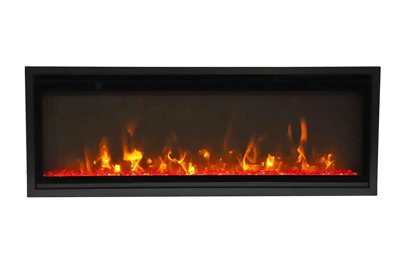 Amantii Symmetry 42'' Extra Slim Smart Wall Mount / Recessed Electric Fireplace Amantii