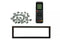 Amantii Symmetry 42'' Extra Slim Smart Wall Mount / Recessed Electric Fireplace Amantii