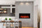 Amantii Symmetry 42'' Extra Tall & Deep Recessed Linear Indoor/Outdoor Electric Fireplace Amantii